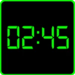 led digital clock livewp android application logo